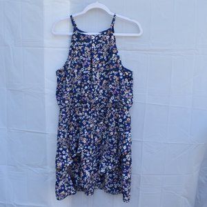 iz byer XL blue floral dress
